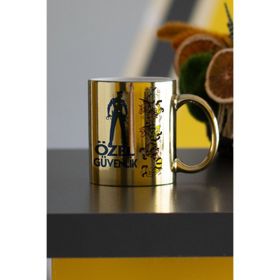 Hediyelen Özel Güvenlik Gold Kupa Bardak