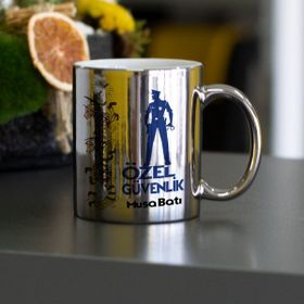 Hediyelen Özel Güvenlik Gümüş Kupa Bardak