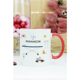 Hediyelen Paramedik Kırmızı Kupa Bardak