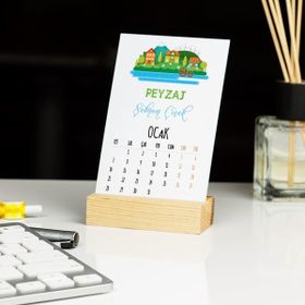 Hediyelen Peyzaj Duvar Saati