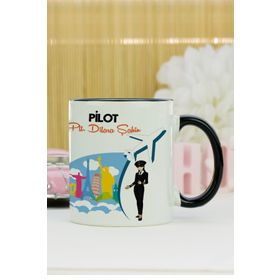 Hediyelen Pilot Duvar Saati
