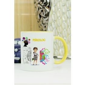 Hediyelen Psikolog Sarı Kupa Bardak