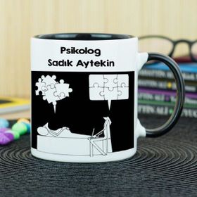 Hediyelen Psikolog Siyah Kupa Bardak