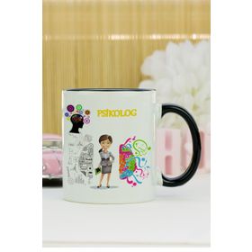 Hediyelen Psikolog Siyah Kupa Bardak
