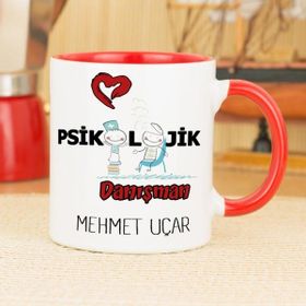 Hediyelen Psikolojik Danışman Kırmızı Kupa Bardak