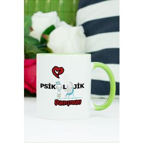 Hediyelen Psikolojik Danışman Yeşil Kupa Bardak