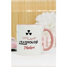Hediyelen Radyoloji Teknikeri Pembe Kupa Bardak