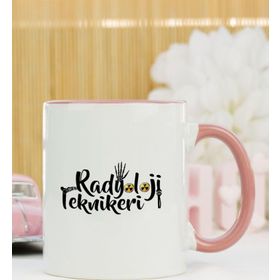 Hediyelen Radyoloji Teknikeri Pembe Kupa Bardak