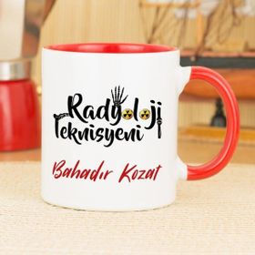 Hediyelen Radyoloji Teknisyeni Kırmızı Kupa Bardak