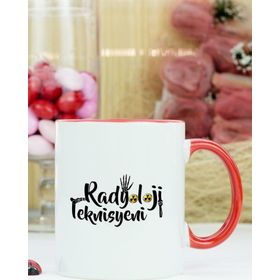 Hediyelen Radyoloji Teknisyeni Kırmızı Kupa Bardak