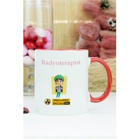 Hediyelen Radyoterapist Kırmızı Kupa Bardak