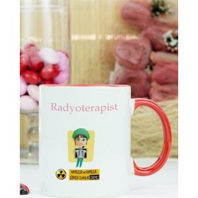 Hediyelen Radyoterapist Kırmızı Kupa Bardak