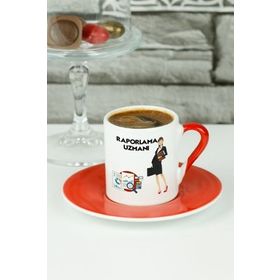 Hediyelen Raporlama Uzmanı Kırmızı Kupa Bardak