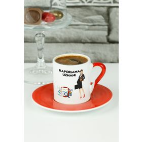 Hediyelen Raporlama Uzmanı Kırmızı Kupa Bardak