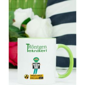 Hediyelen Röntgen Teknikeri Yeşil Kupa Bardak