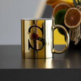 Hediyelen Ş Harfi Gold Kupa Bardak