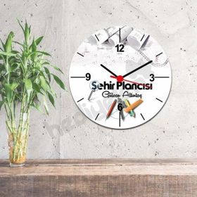 Hediyelen Şehir Plancısı Duvar Saati