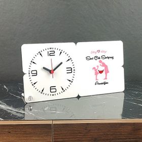 Hediyelen Seni Çok Seviyoruz Anneciğim Duvar Saati