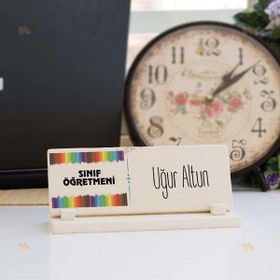 Hediyelen Sınıf Öğretmenine Hediye Kalem Tasarım Taş İsimlik