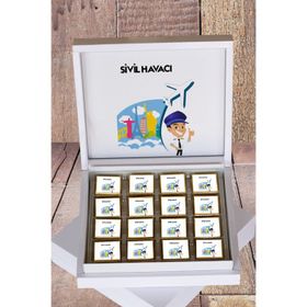 Hediyelen Sivil Havacı Hediyelik Çikolata