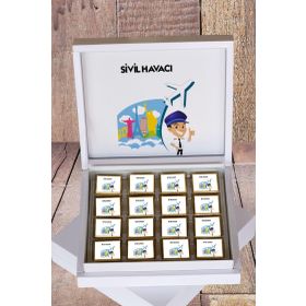 Hediyelen Sivil Havacı Hediyelik Çikolata