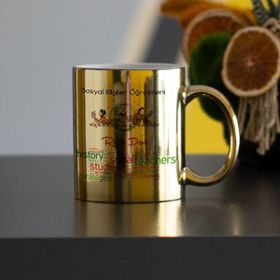 Hediyelen Sosyal Bilgiler Öğretmeni Gold Kupa Bardak