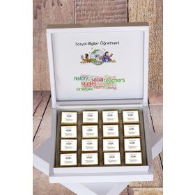 Hediyelen Sosyal Bilgiler Öğretmeni Hediyelik Çikolata
