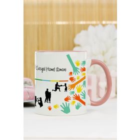 Hediyelen Sosyal Hizmet Uzmanı Pembe Kupa Bardak