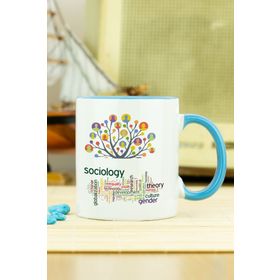 Hediyelen Sosyolog Mavi Kupa Bardak