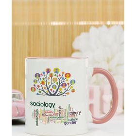 Hediyelen Sosyolog Pembe Kupa Bardak