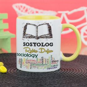Hediyelen Sosyolog Sarı Kupa Bardak