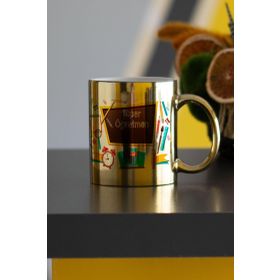 Hediyelen Süper Öğretmen Gold Kupa Bardak