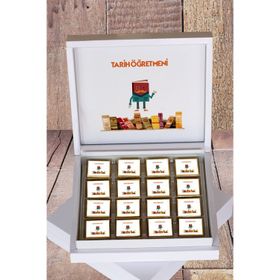 Hediyelen Tarih Öğretmeni Hediyelik Çikolata