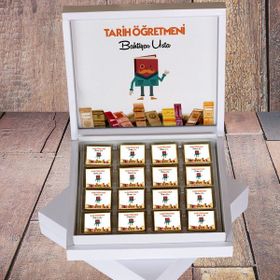 Hediyelen Tarih Öğretmeni Hediyelik Çikolata