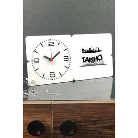 Hediyelen Tarihçi Ahşap Masa Saati