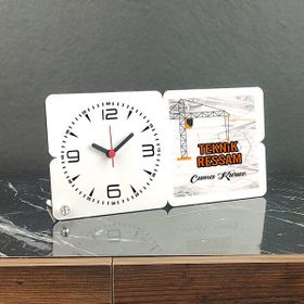 Hediyelen Teknik Ressam Duvar Saati