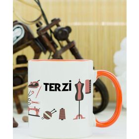 Hediyelen Terzi Turuncu Kupa Bardak