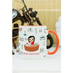 Hediyelen Tıbbi Sekreter Duvar Saati