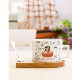 Hediyelen Tıbbi Sekreter Kahve Fincanı