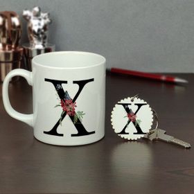 Hediyelen x Harfi Kupa Bardak ve Anahtarlık Set