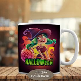 HEDIYELIK-07378 Halloween Cadılar Bayramı Temalı Kupa Bardak