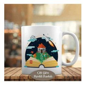 HEDIYELIK-1051-545 Kitap Arasında Yeni Dünya Kupa Bardak