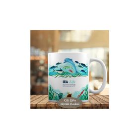 HEDIYELIK-1284-11021 Deniz Hayatı, Deniz Canlıları Kupa Bardak
