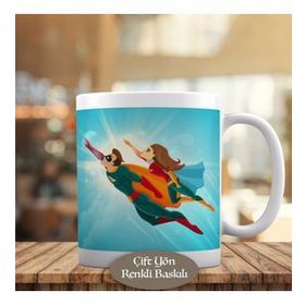HEDIYELIK-1284-12007 Güçlü Kahramanlar Kupa Bardak