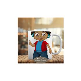 HEDIYELIK-1323624 Afrikalı Tonton Çocuk İllüstrasyon Kupa Bardak