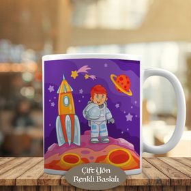 HEDIYELIK-1441-94 Marsa Ulaşan Astronot Kupa Bardak