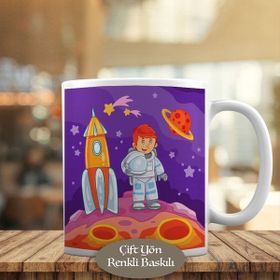 HEDIYELIK-1441-94 Marsa Ulaşan Astronot Kupa Bardak