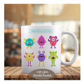 HEDIYELIK-23-2147774233 Değişik Surat Yaratıklar Kupa Bardak