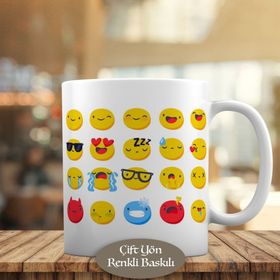 HEDIYELIK-23-2147815843 Emoji Suratları Kupa Bardak