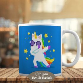 HEDIYELIK-23-2147871684 Dabbicorn Sevimli Hayvan Kupa Bardak
